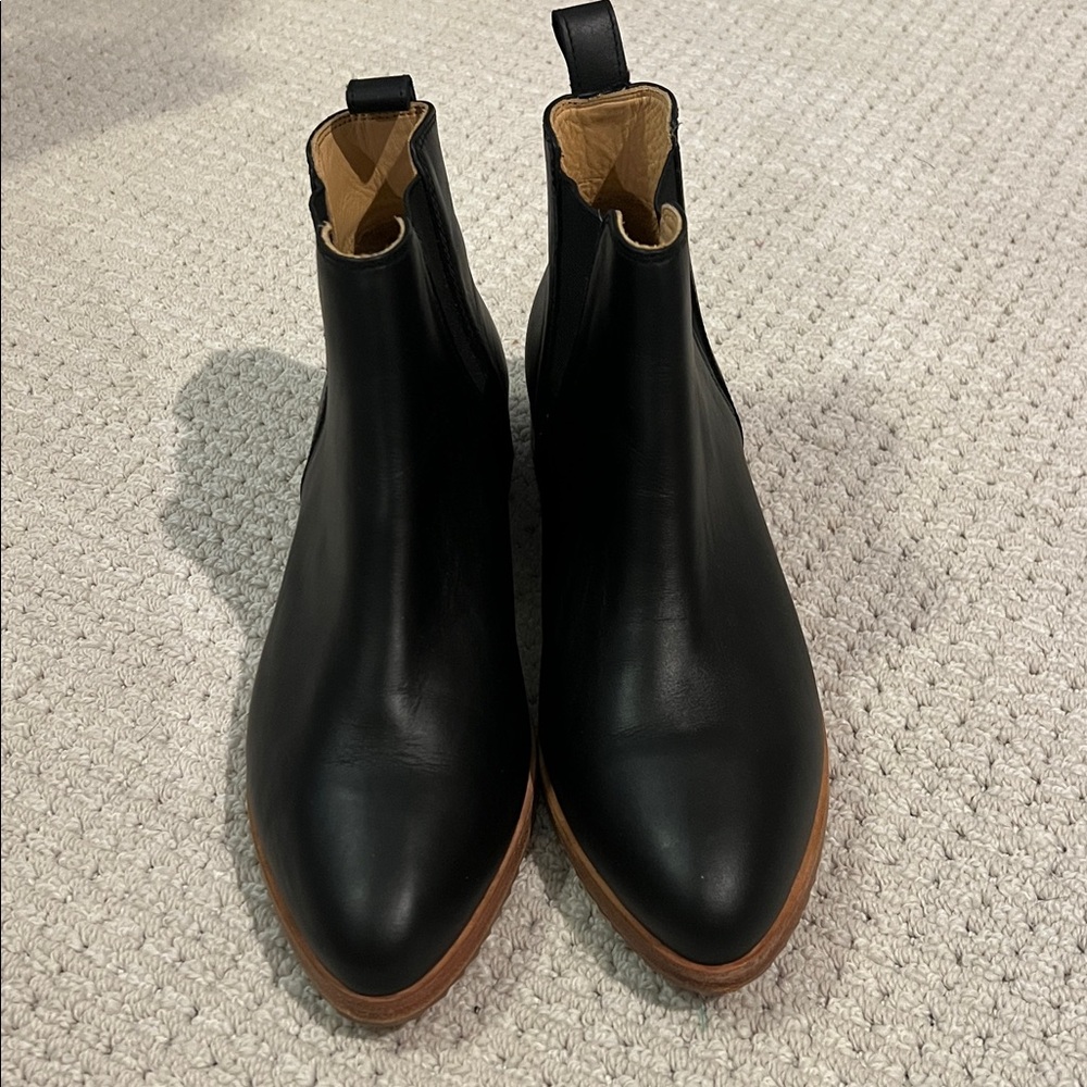 NISOLO leather Eva everyday Chelsea boot black size 7 - Picture 5 of 10